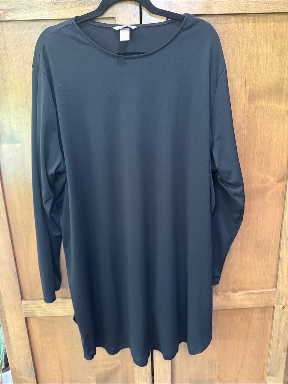 H&M 2X Classic Black Long Sleeve Tunic Top or dress
